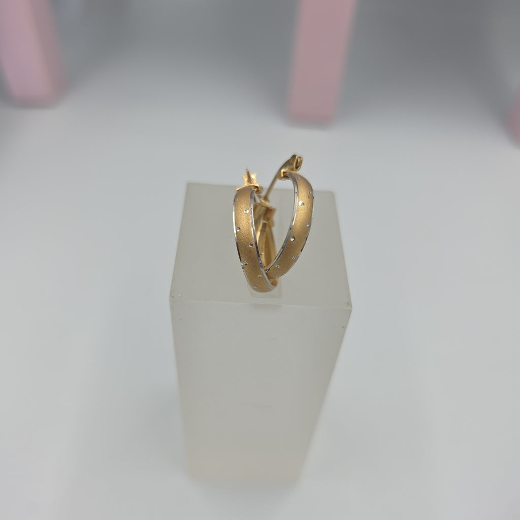 ARRACADAS PAR ORO 14 K 3.6 GRMS (SEMINUEVO)