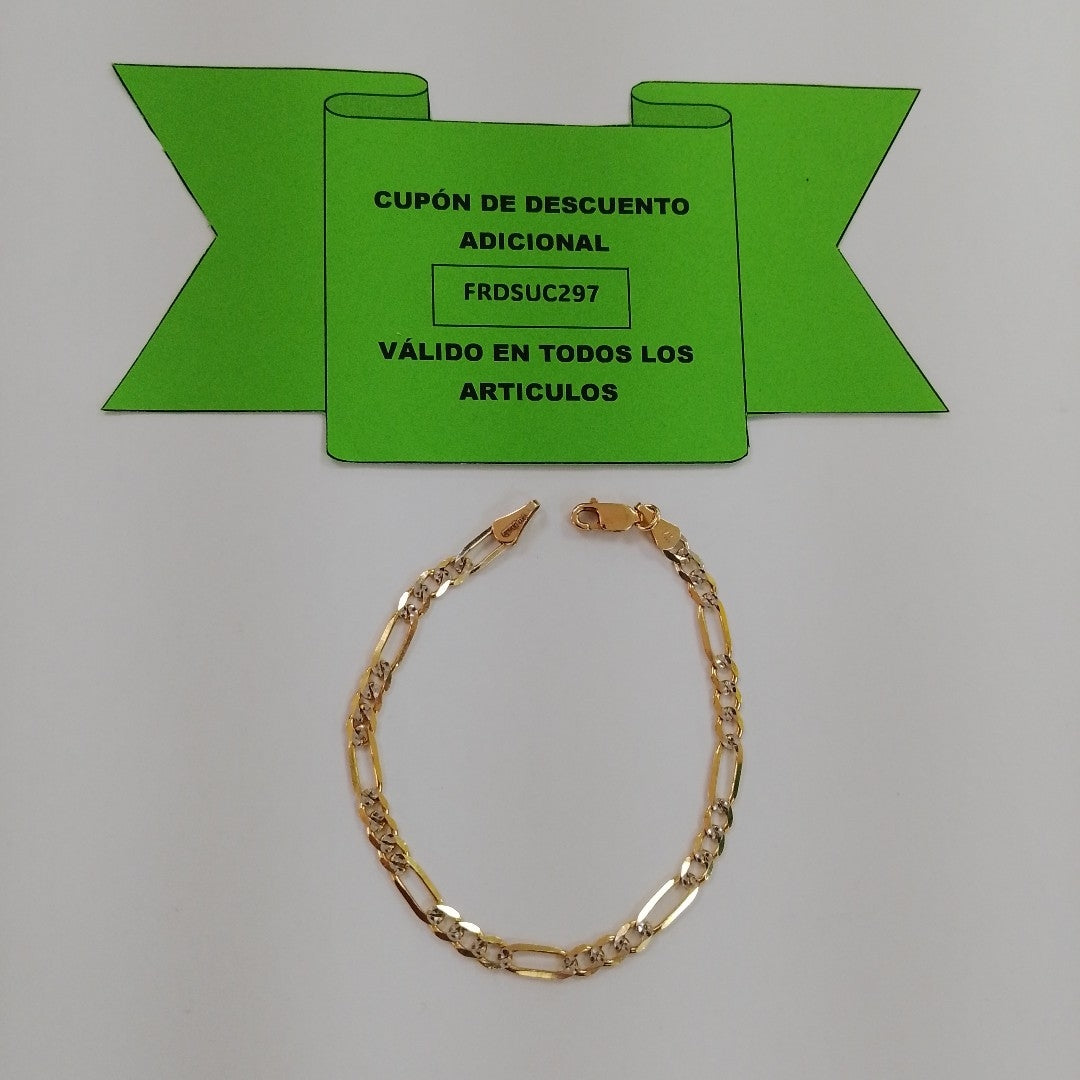 PULSERA 3X1 14K 18 CM 3.9 GR (NUEVO)