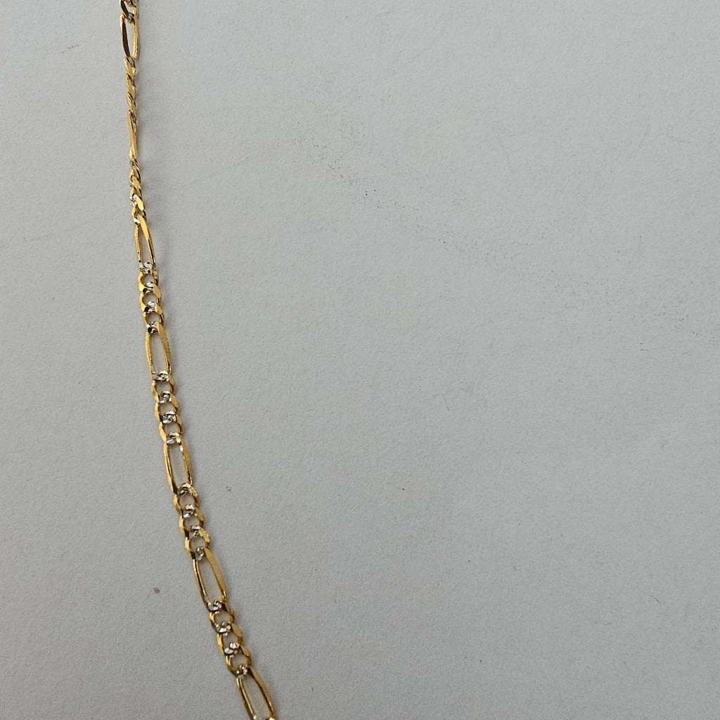 CADENA 3X1 DIAMANTADA 14K 55 CM 4.8 GR (NUEVO)