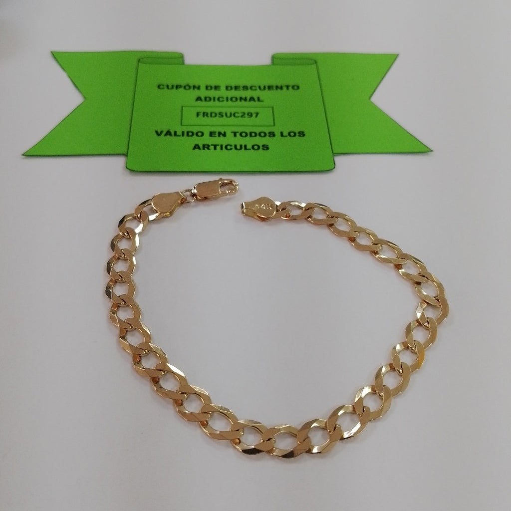 PULSERA BARBADA 14K 21 CM 11 GR (NUEVO)