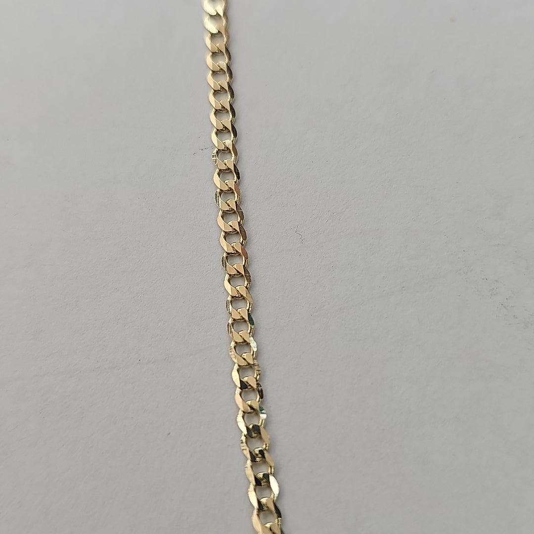CADENA BARBADA 14K 60 CM 6 GR (NUEVO)