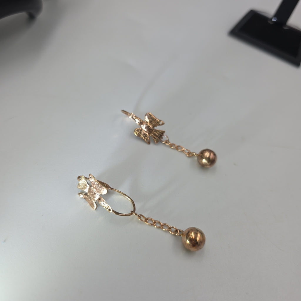 ARETES PAR ORO 8 K 3.2 GRMS (SEMINUEVO)