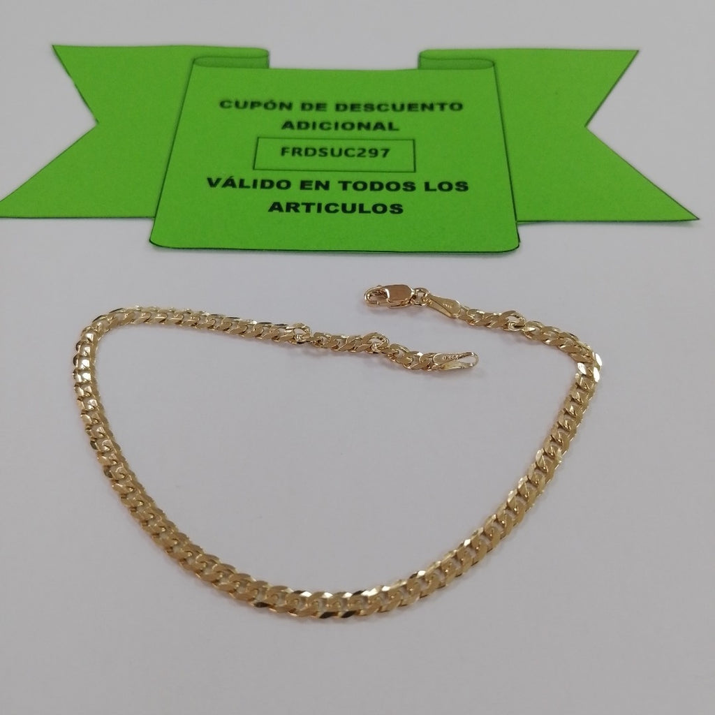 PULSERA BARBADA 14K 21 CM 3.6 GR (NUEVO)