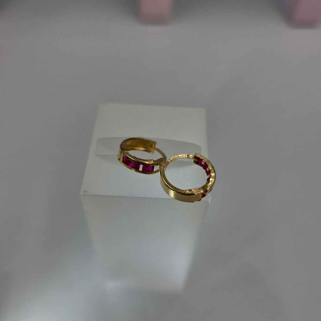 ARRACADAS PAR ORO 10 K 1 GRMS (SEMINUEVO)
