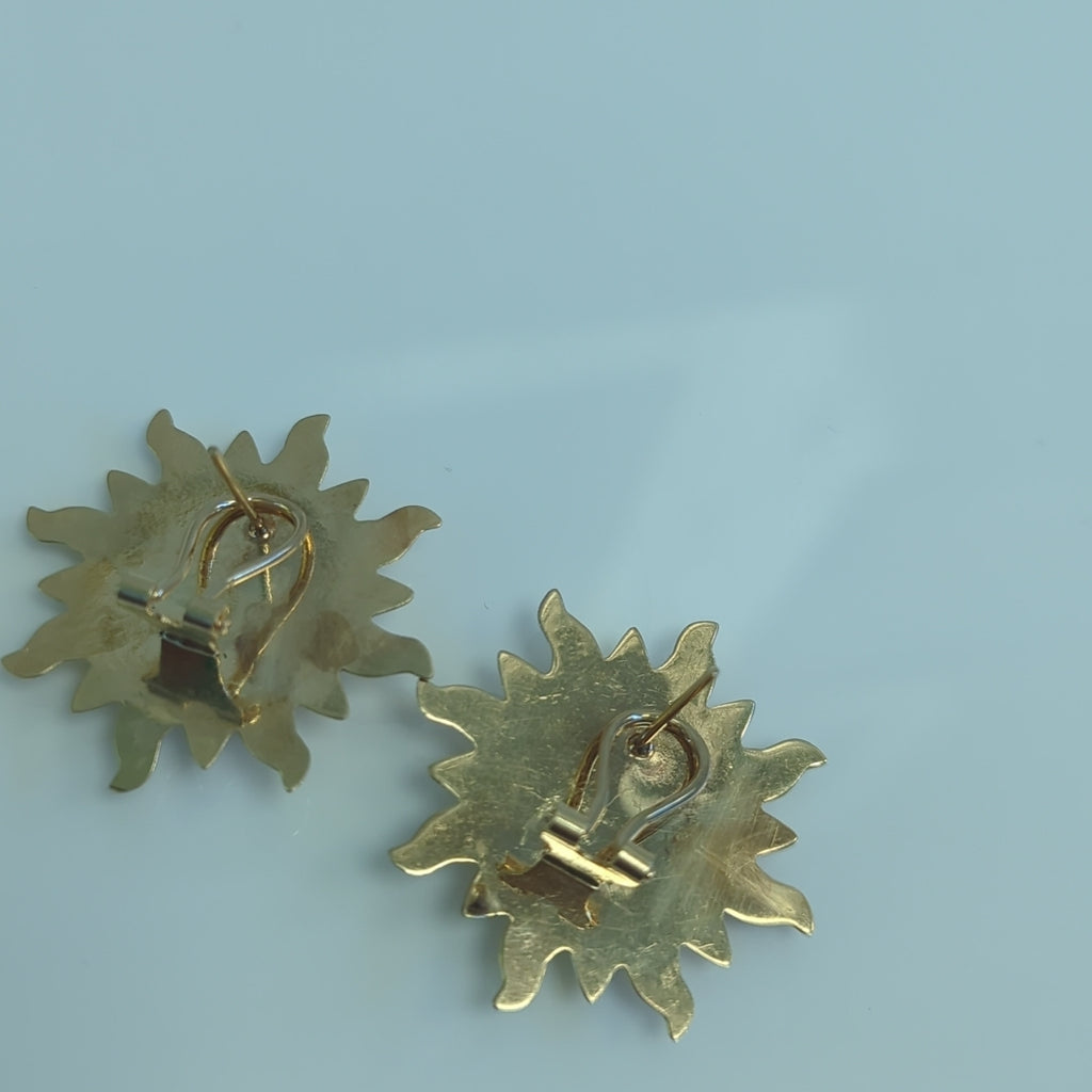 ARETES PAR ORO 10 K 6.1 GRMS (SEMINUEVO)