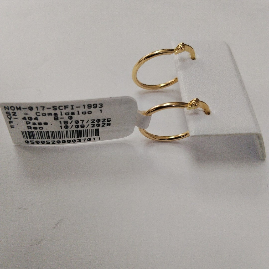 ARETES ARRACADAS 14K 1.1 GR (NUEVO)