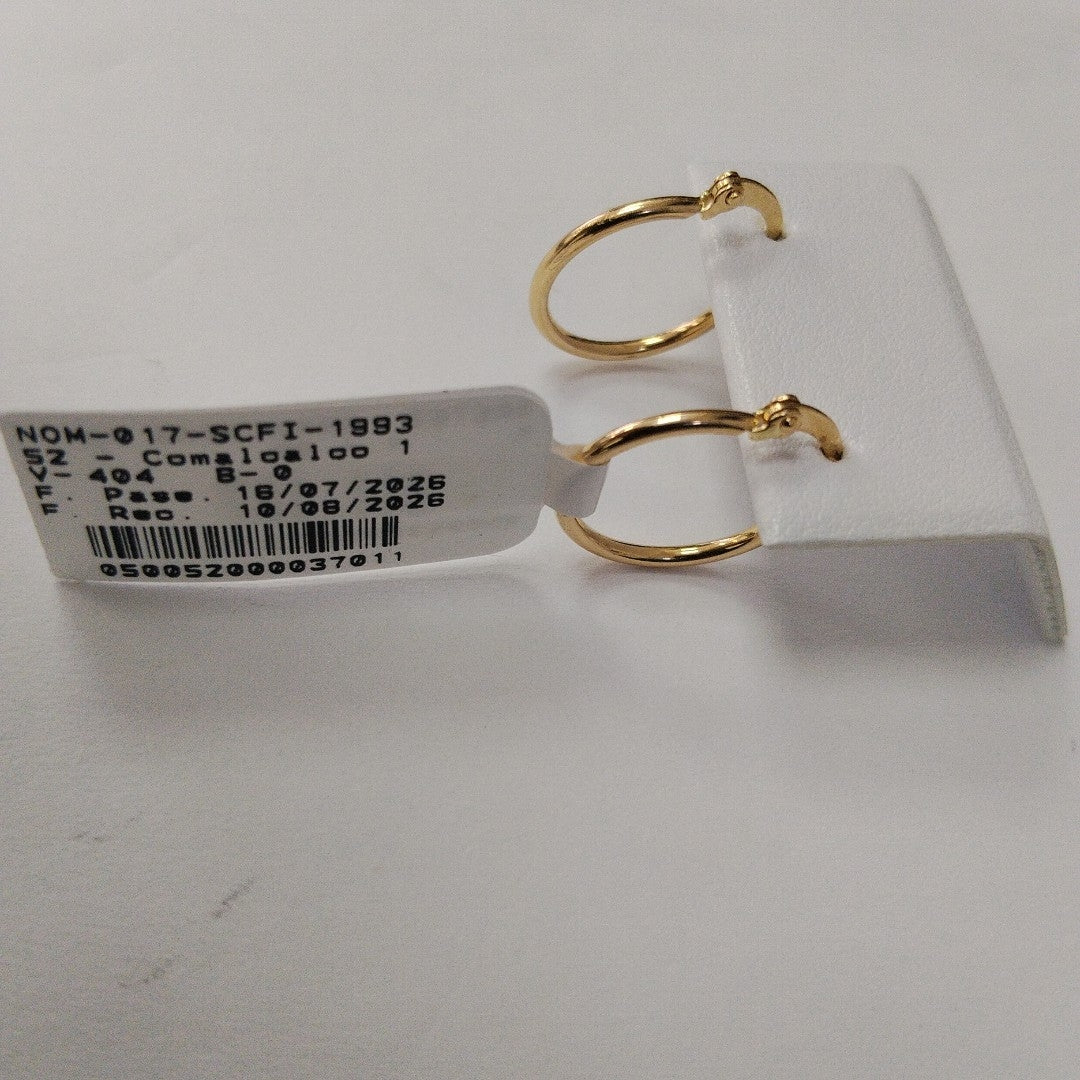ARETES ARRACADAS 14K 1.1 GR (NUEVO)
