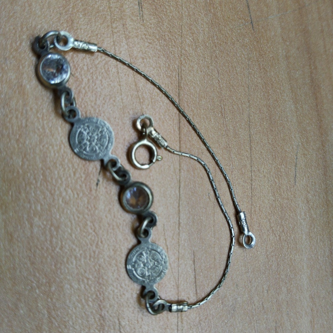 DIJE,PULSERA PLATA 8,40 GRMS (SEMINUEVO)