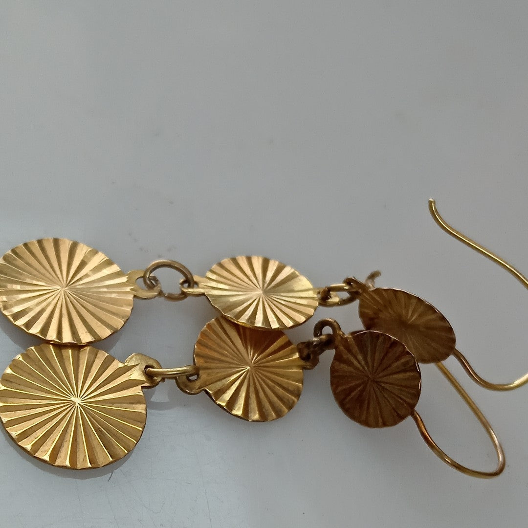 ARETES PAR ORO 8 K 2,80 GRMS (SEMINUEVO)