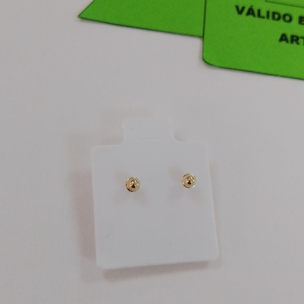 BROQUELES BROQUEL FIG CORAZON C CIRCONIA 14K 0.2603 GR (NUEVO)