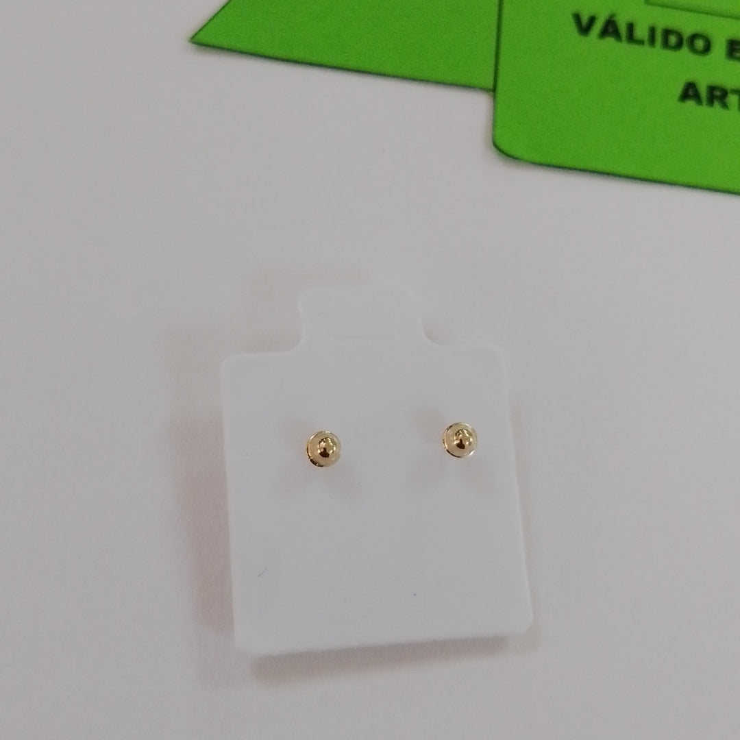 BROQUELES BROQUEL FIG CORAZON C CIRCONIA 14K 0.2603 GR (NUEVO)