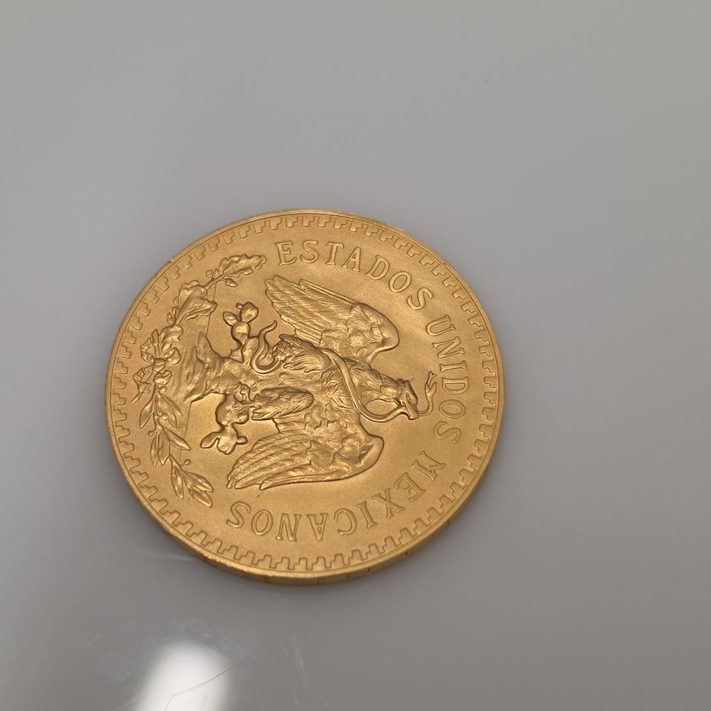 K1 41.6 GRMS 21 K IDENTIFICACIÓN MONEDA NOMINATIVA MONEDAS PESOS 50 PESOS (SEMINUEVO)