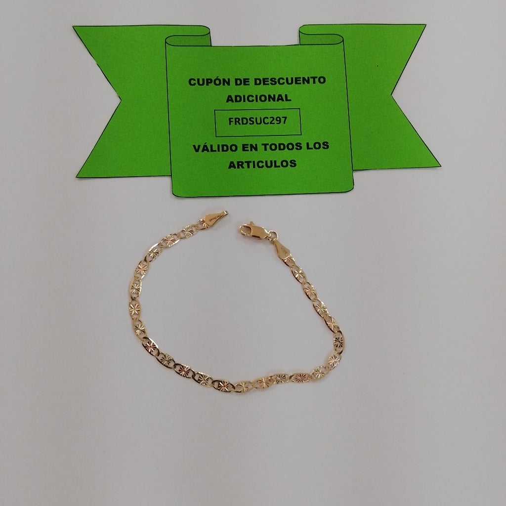 PULSERA GUCHI 14K 18 CM 2.9 GR (NUEVO)