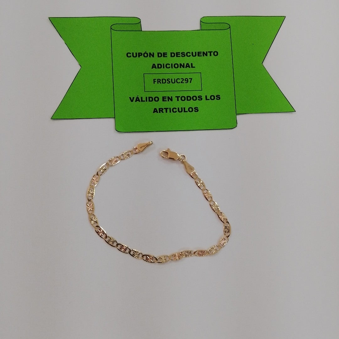 PULSERA GUCHI 14K 18 CM 2.9 GR (NUEVO)