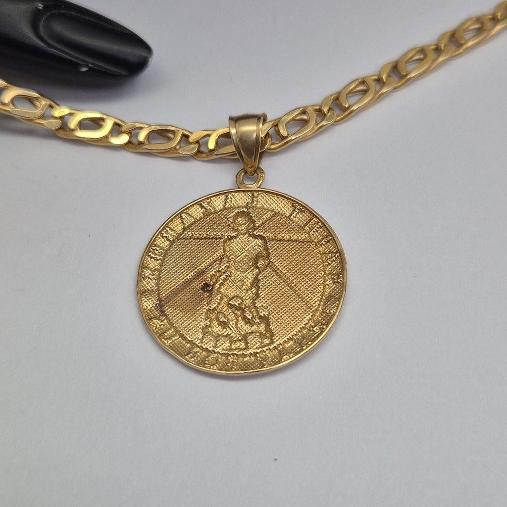 MEDALLA RELIGIOSA ORO 14 K 3,60 GRMS (SEMINUEVO)