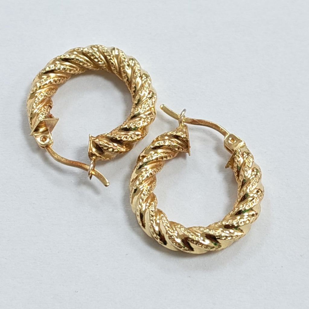 ARRACADAS PAR ORO 14 K 2,50 GRMS (SEMINUEVO)
