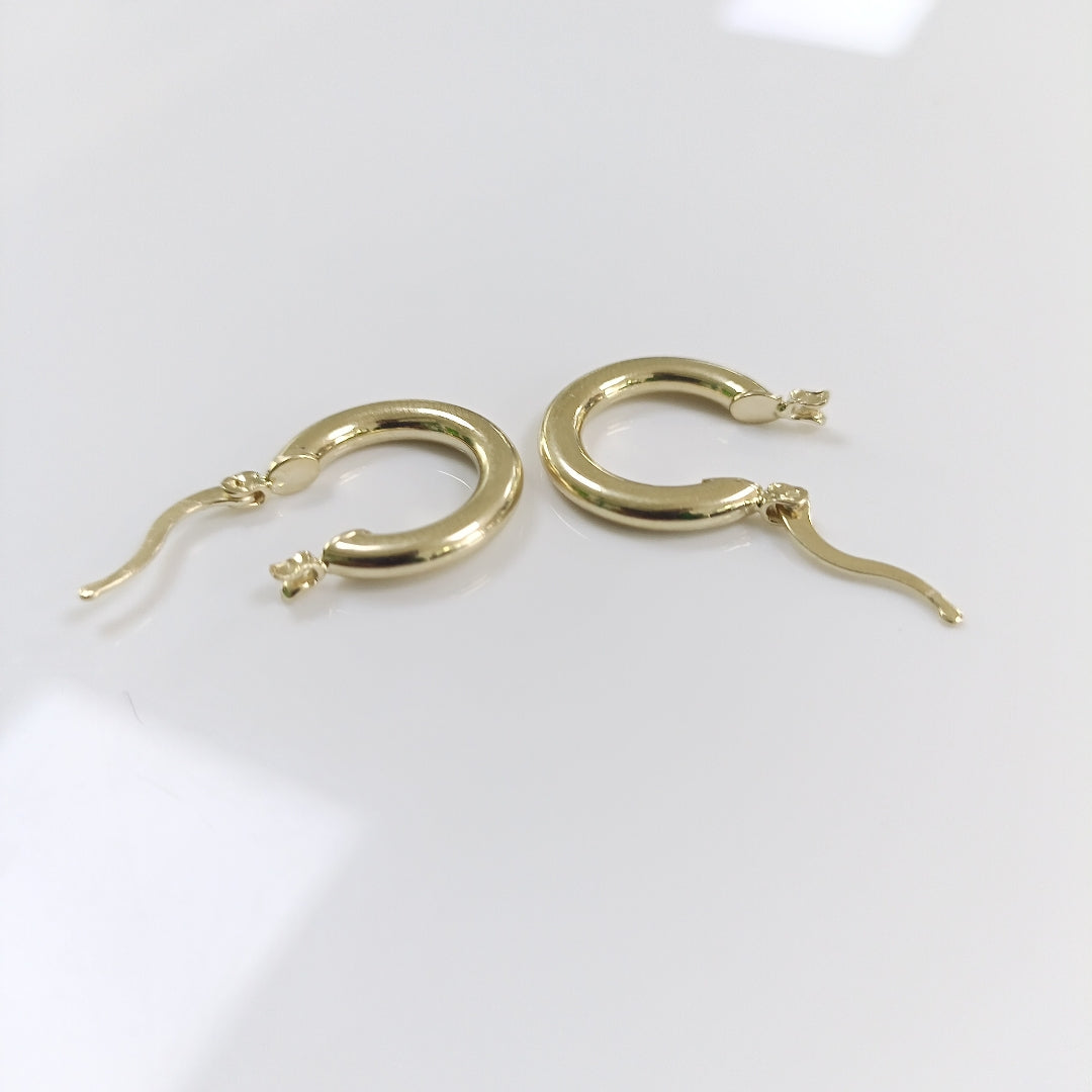 ARETES ARRACADAS 14K 1.5 GR (NUEVO)