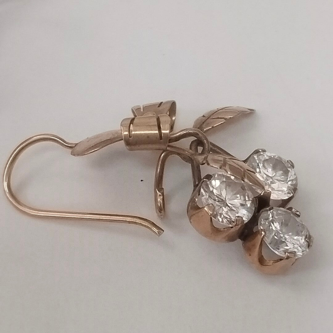 ARETES PAR ORO 8 K 6.3 GRMS (SEMINUEVO)