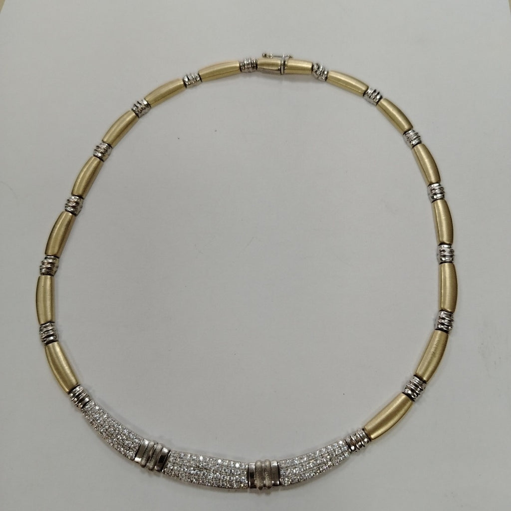 GARGANTILLA ORO, RODIADO 14 K 20.7 GRMS (SEMINUEVO)