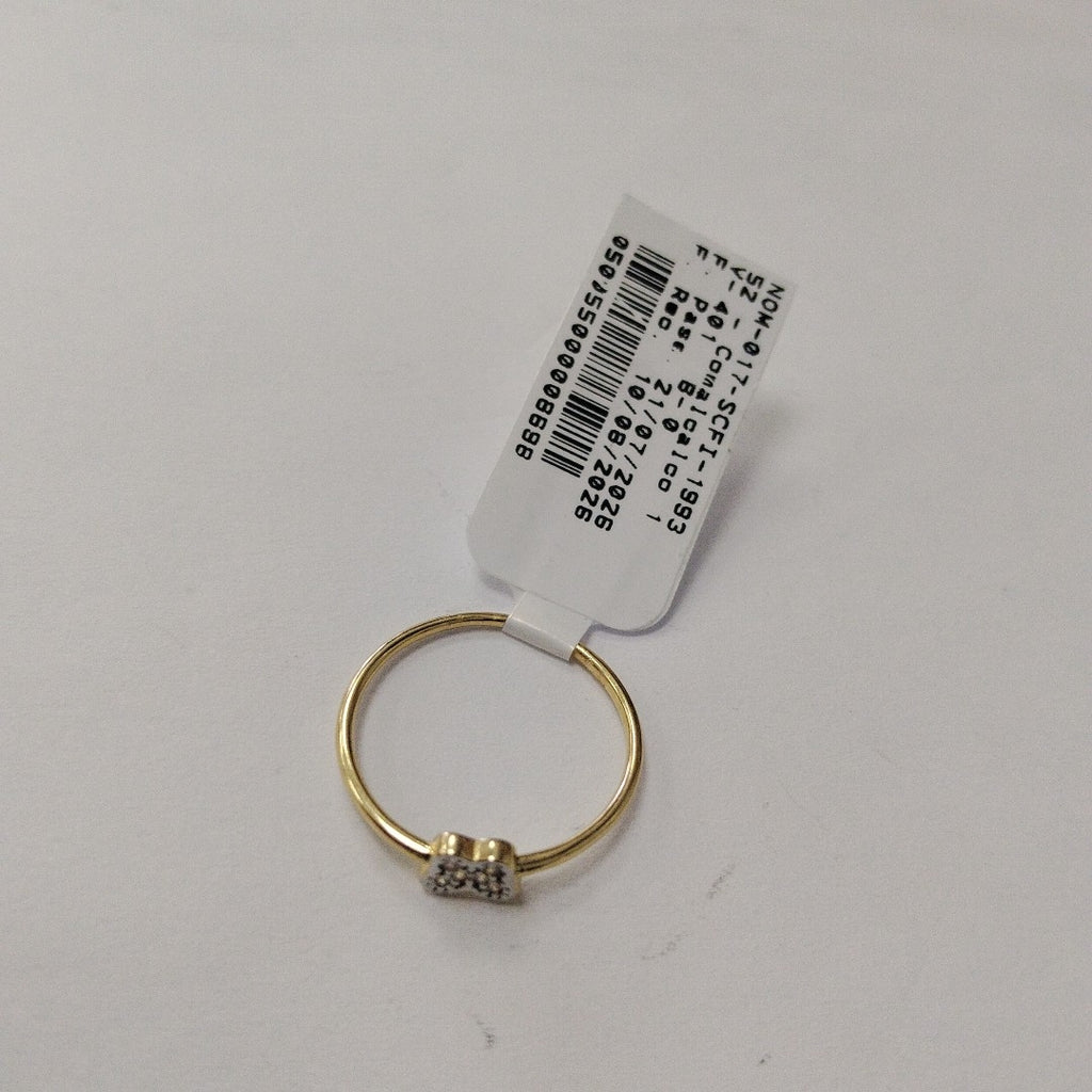ANILLO ANILLITO MARIPOSA C CIRCONIAS 14K 7 TALLA 1 GR (NUEVO)