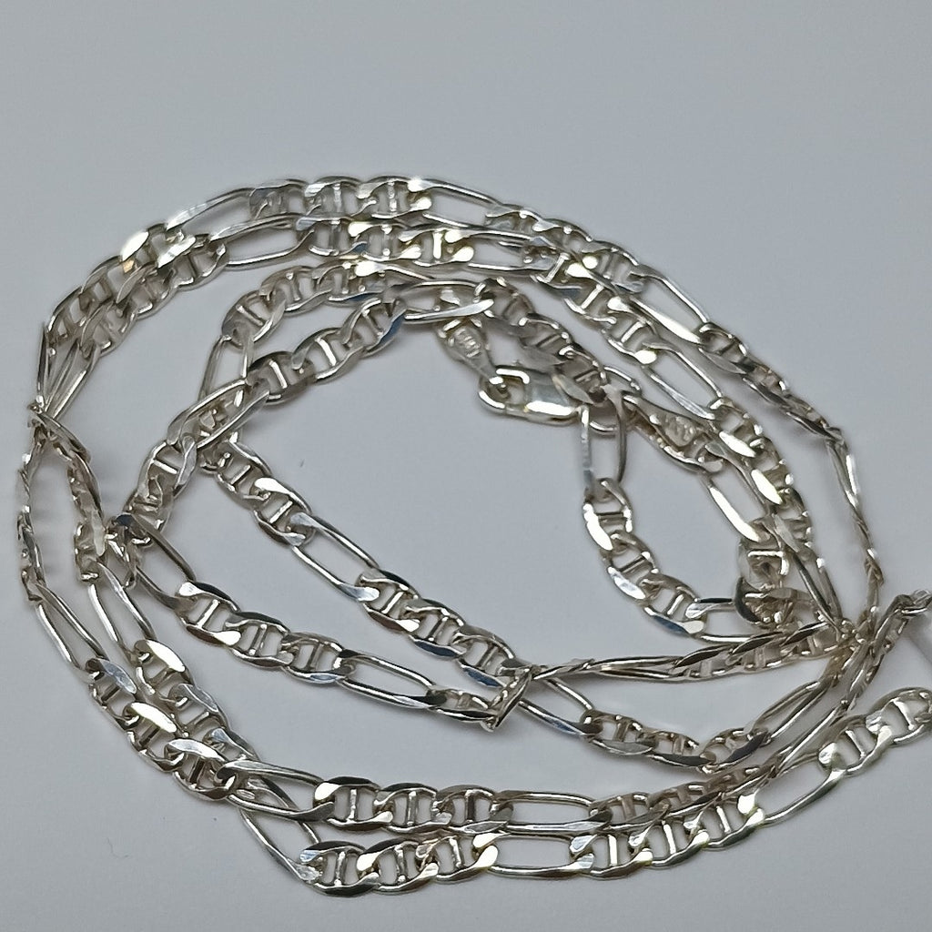CADENA TEJIDO 3X1 PLATA .925 60 CM 8.4 GR (NUEVO)