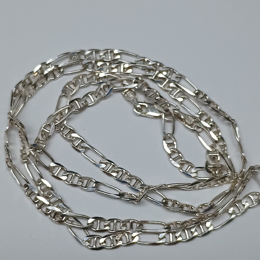 CADENA TEJIDO 3X1 PLATA .925 60 CM 8.4 GR (NUEVO)
