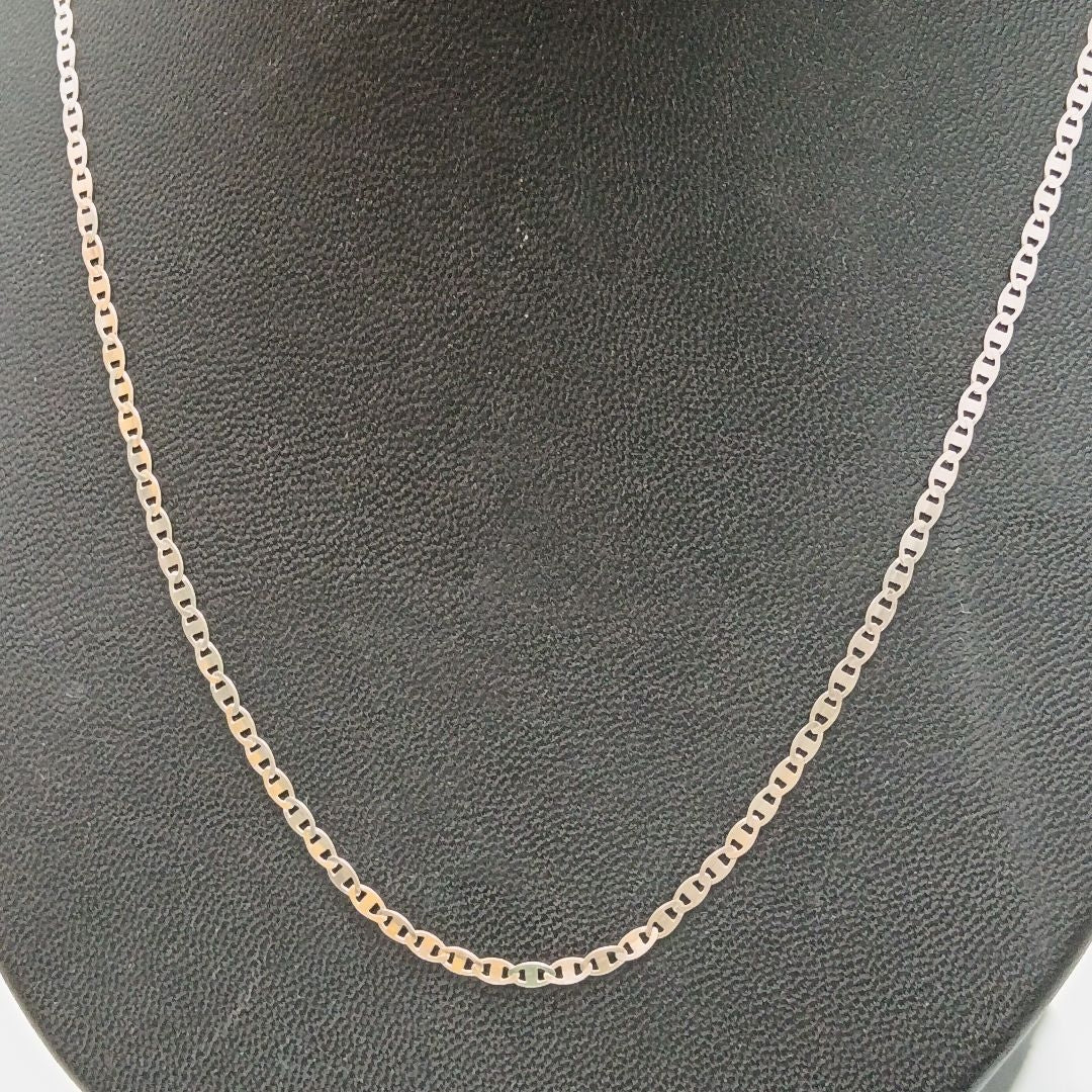 CADENA TEJIDO ESPEJO PLATA .925 60 CM 4.2 GR (NUEVO)