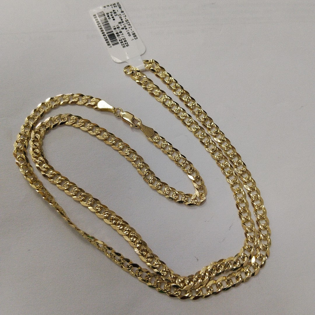 CADENA BARBADA 14K 60 CM 20.7 GR (NUEVO)