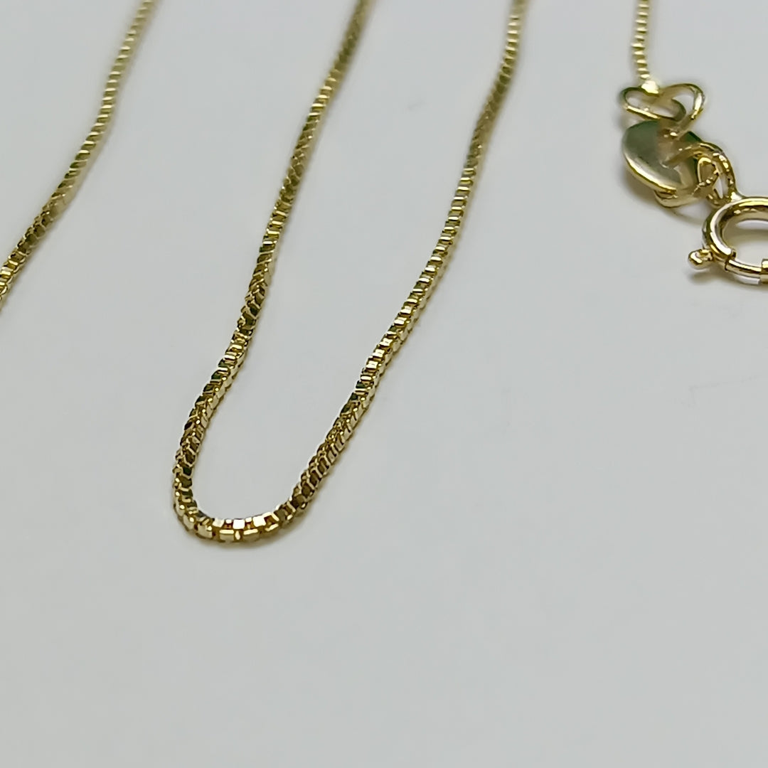 CADENA VENECIANO 14K 55 CM 1.8 GR (NUEVO)