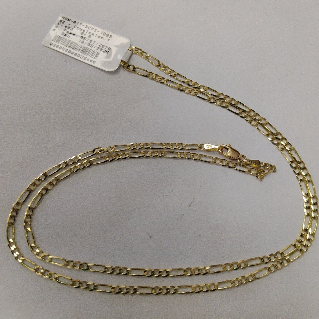 CADENA 3X1 14K 60 CM 5.4 GR (NUEVO)