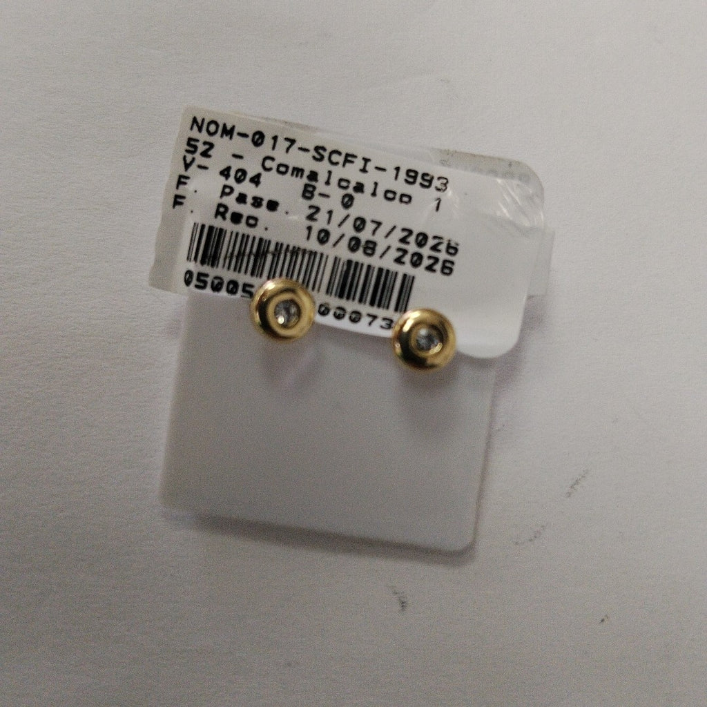 BROQUELES BROQUEL C CIRCONIA 14K 0.27 GR (NUEVO)
