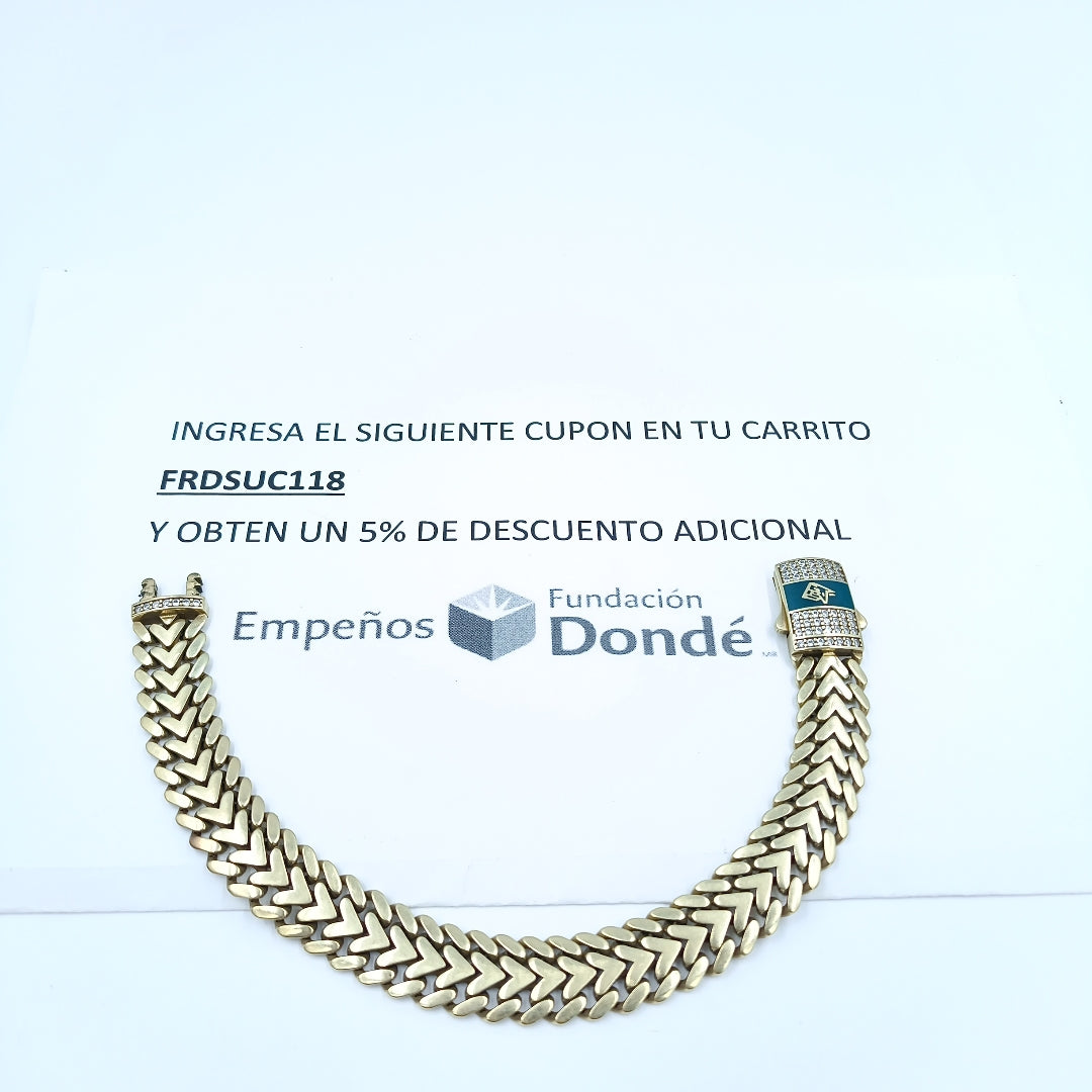 PULSERA ORO 10 K 20.5 GRMS (SEMINUEVO)
