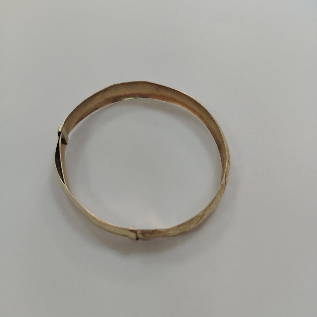 PULSERA RIGIDA ORO 10 K 6,30 GRMS (SEMINUEVO)