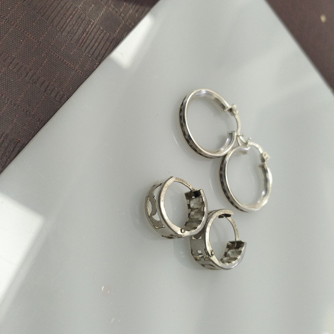ARETES PAR PLATA 10.4 GRMS (SEMINUEVO)