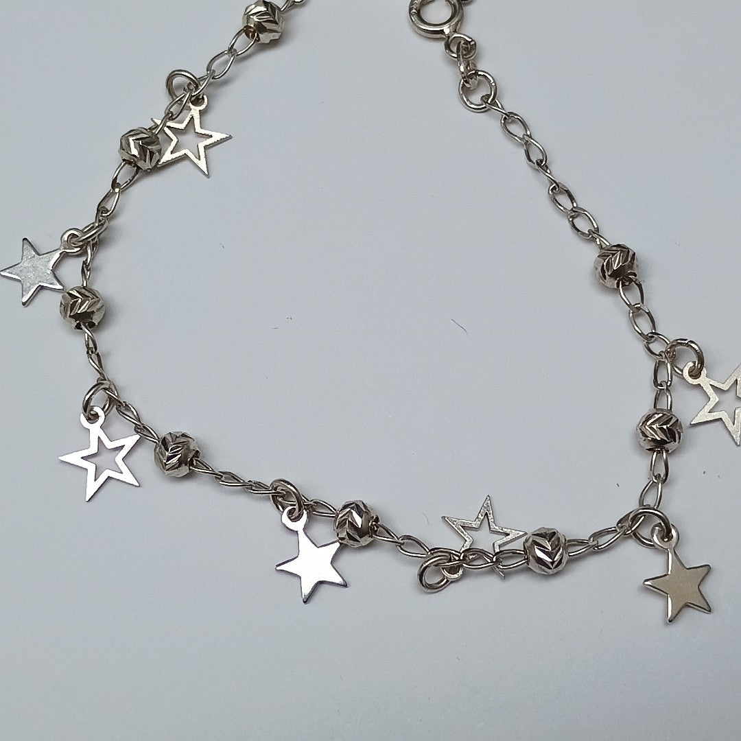 PULSERA TEJIDO ESPECIAL PLATA .925 18 CM 3.1 GR (NUEVO)