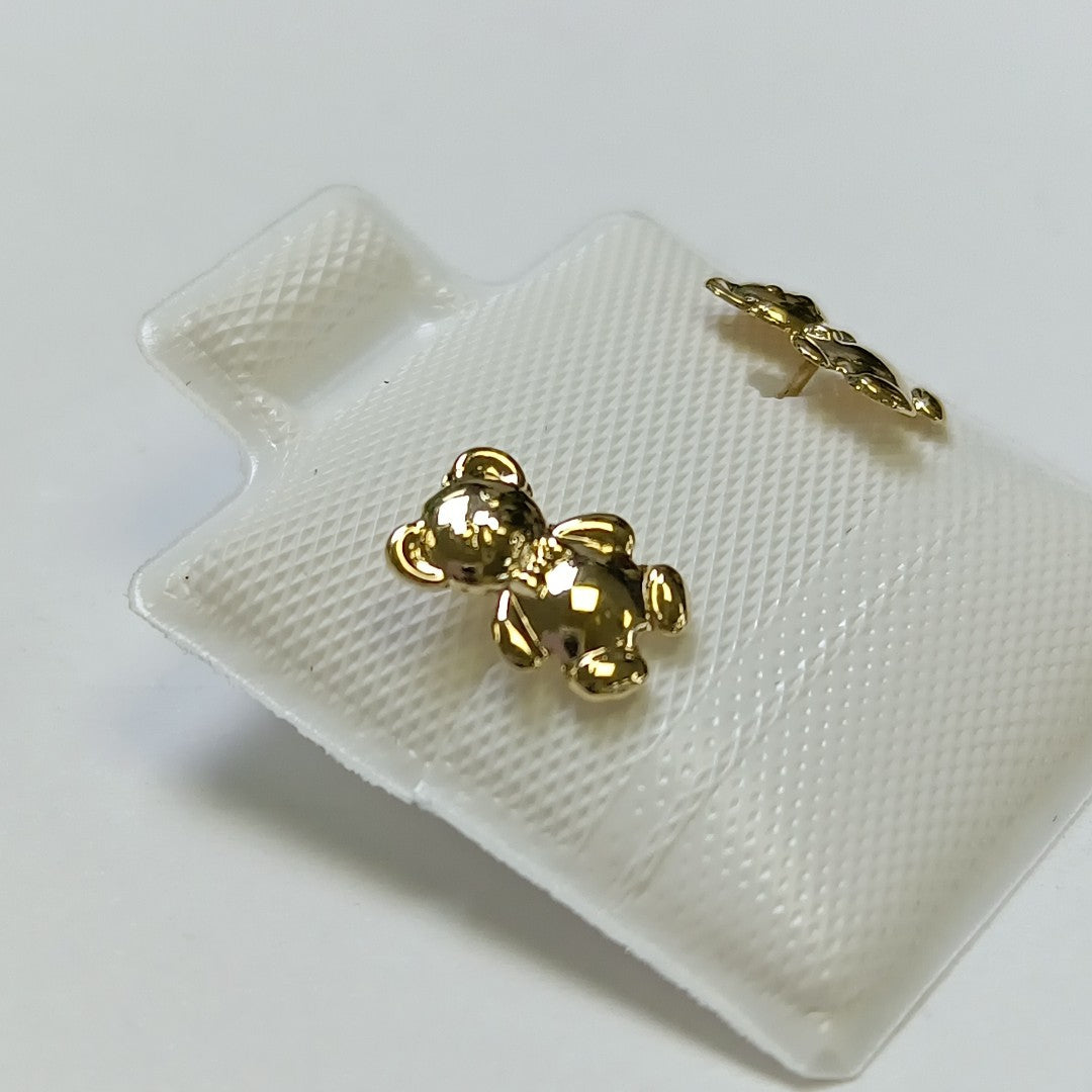 BROQUELES BROQUEL FIG OSO 14K 0.2592 GR (NUEVO)
