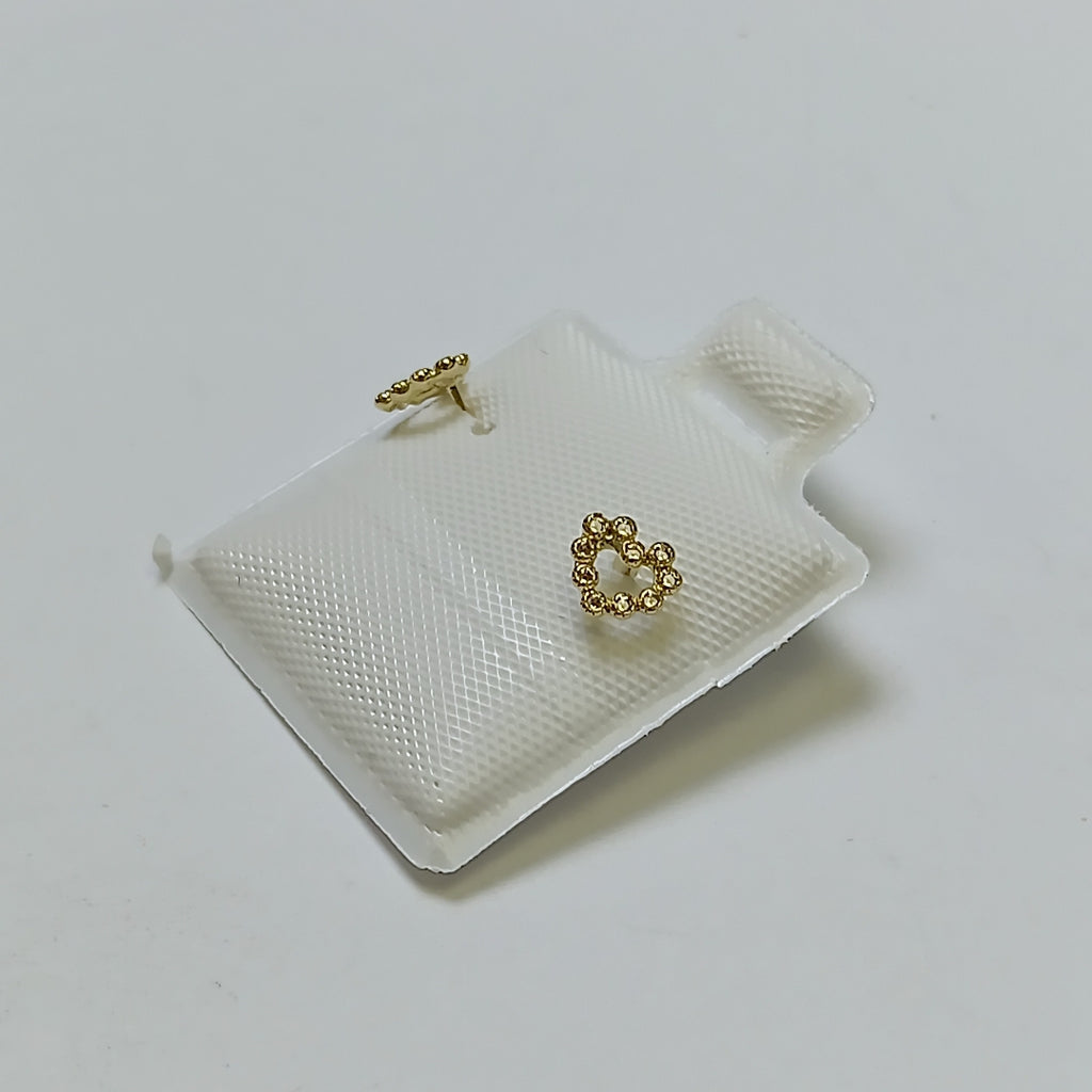 BROQUELES BROQUEL FIG CORAZON 14K 0.23 GR (NUEVO)