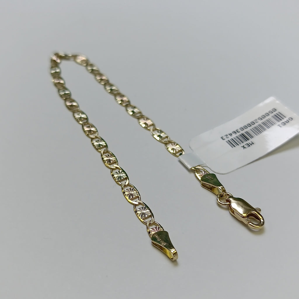 PULSERA GUCHI 14K 18 CM 2.9 GR (NUEVO)