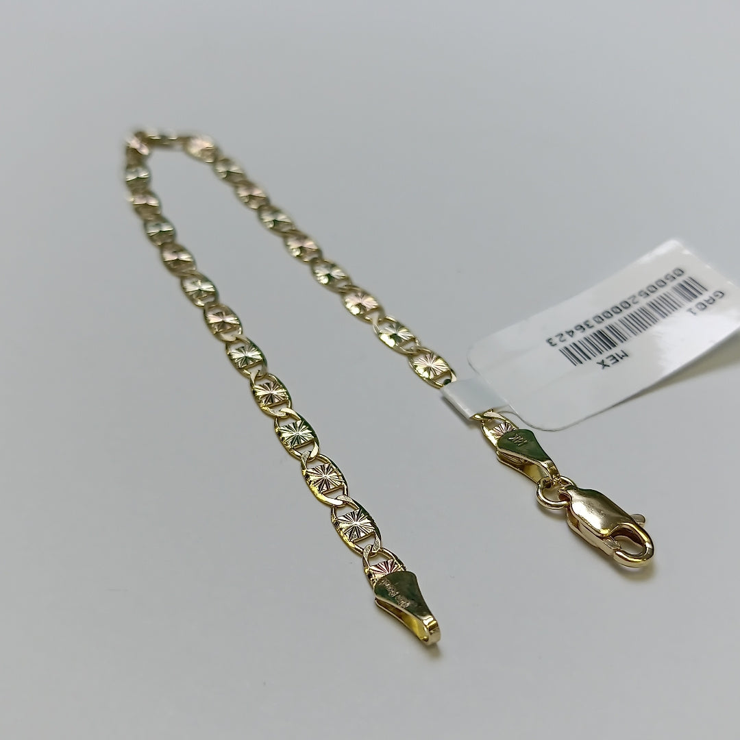 PULSERA GUCHI 14K 18 CM 2.9 GR (NUEVO)