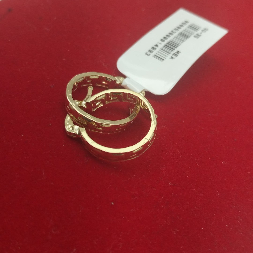 ARETES ARRACADAS FIG GRECAS 14K 1.8 GR (NUEVO)