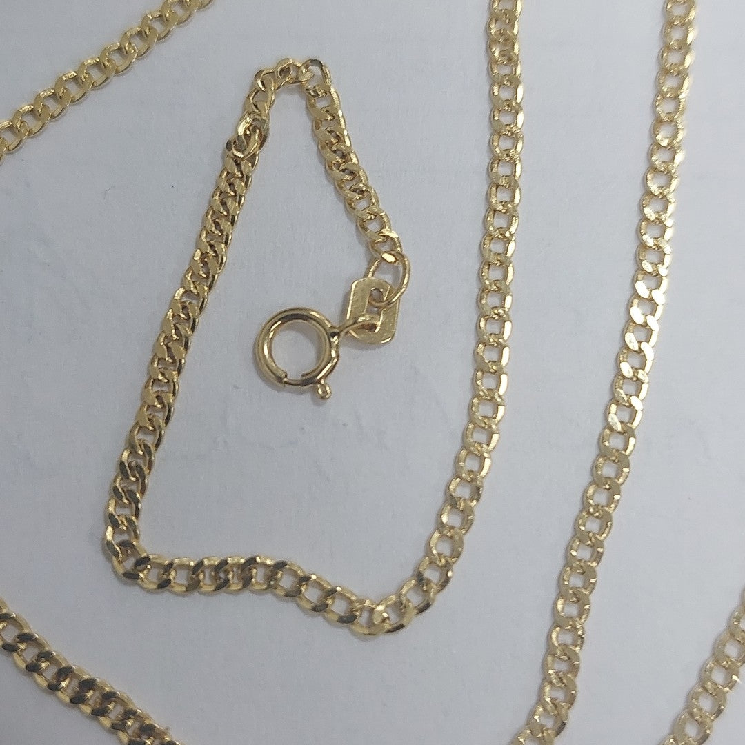 CADENAS BARBADA AMARILLA ORO 14K 2.1 (NUEVO)