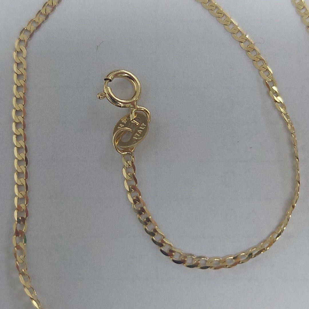 CADENAS BARBADA AMARILLA ORO 14K 2.1 (NUEVO)