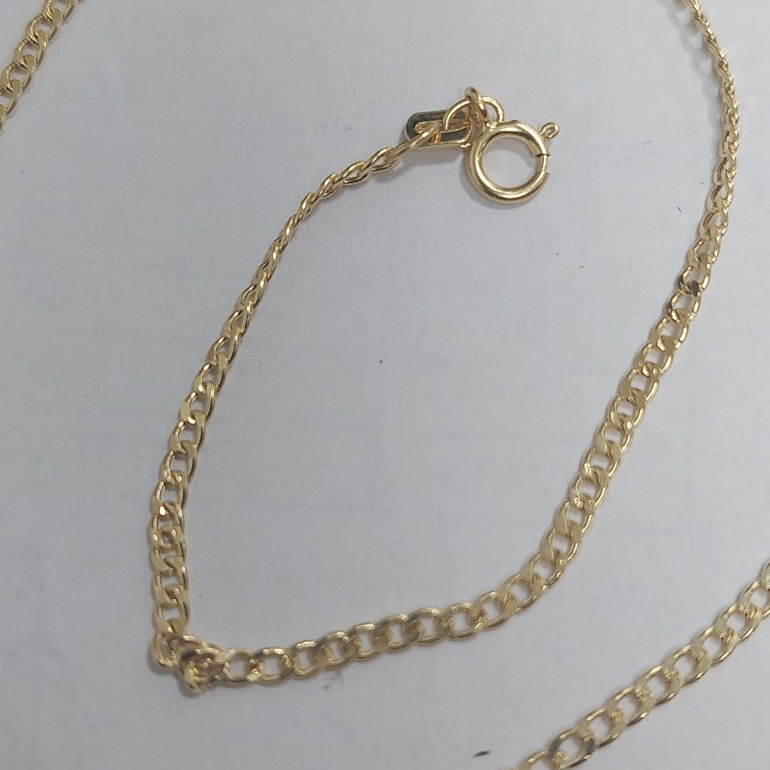 CADENAS BARBADA AMARILLA ORO 14K 1.8 (NUEVO)