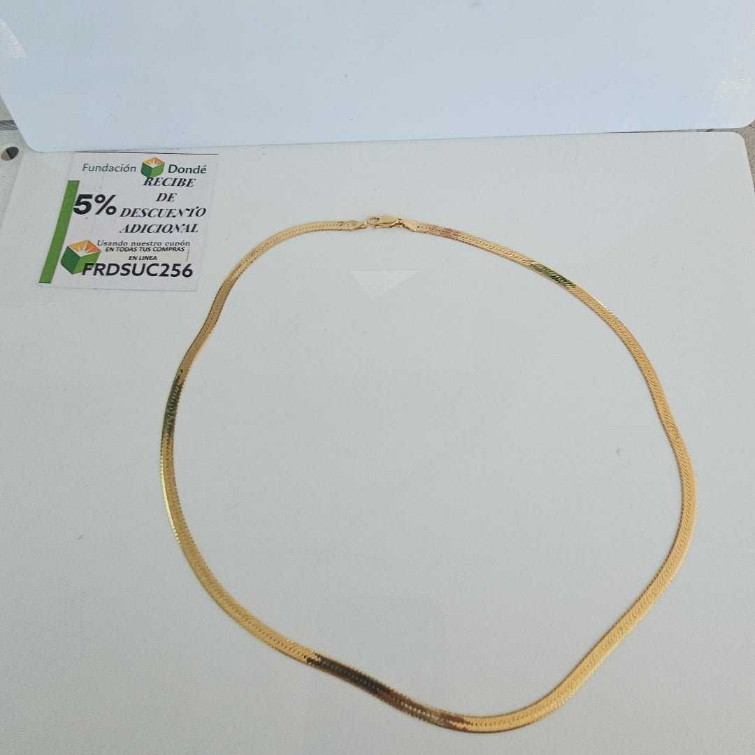 GARGANTILLA ORO 14 K 11,40 GRMS (SEMINUEVO)