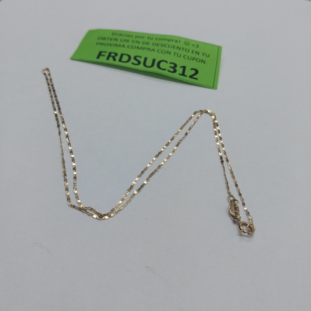 CADENA ORO 10 K 0.8 GRMS (SEMINUEVO)