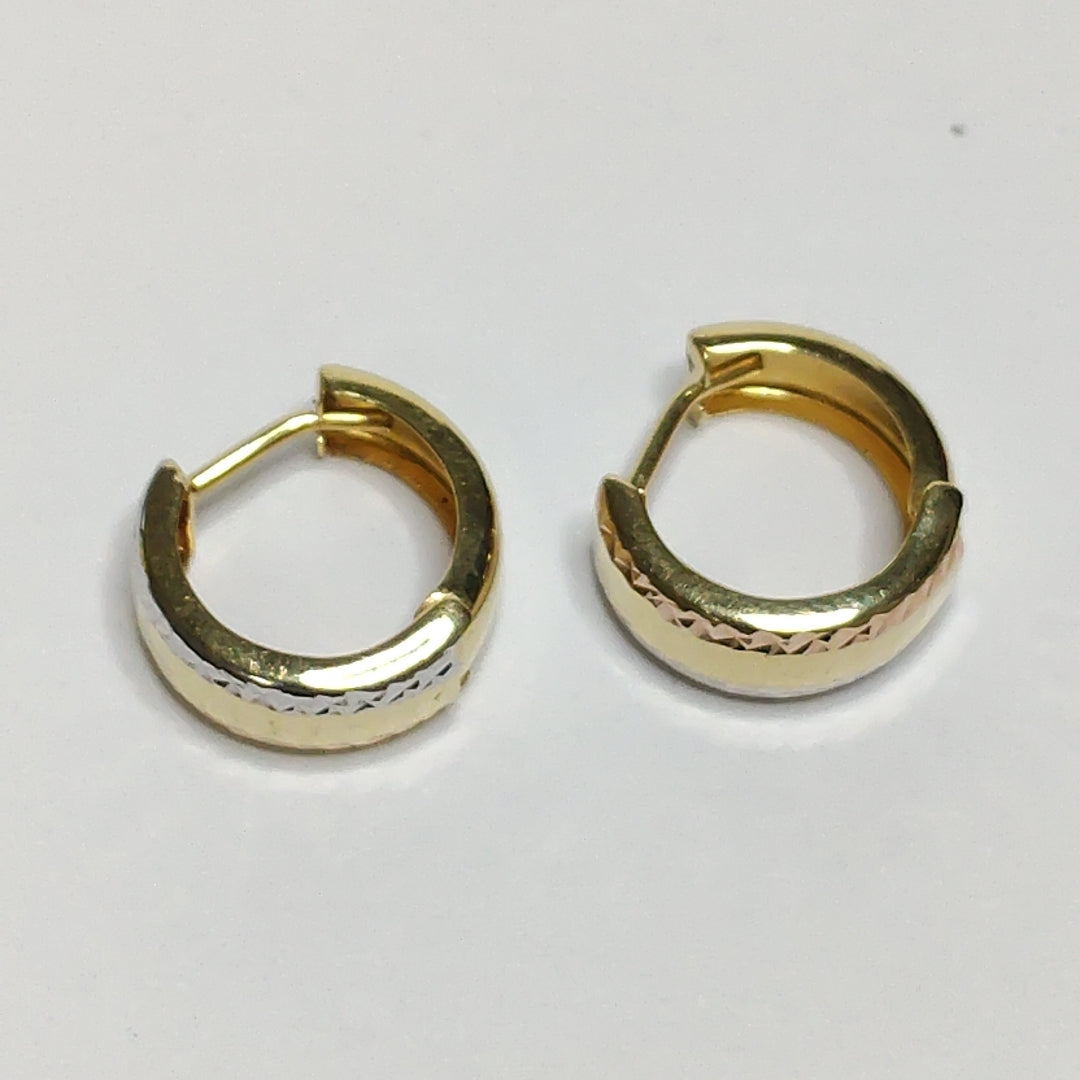 ARRACADAS PAR ORO 14 K 1.3 GRMS (SEMINUEVO)