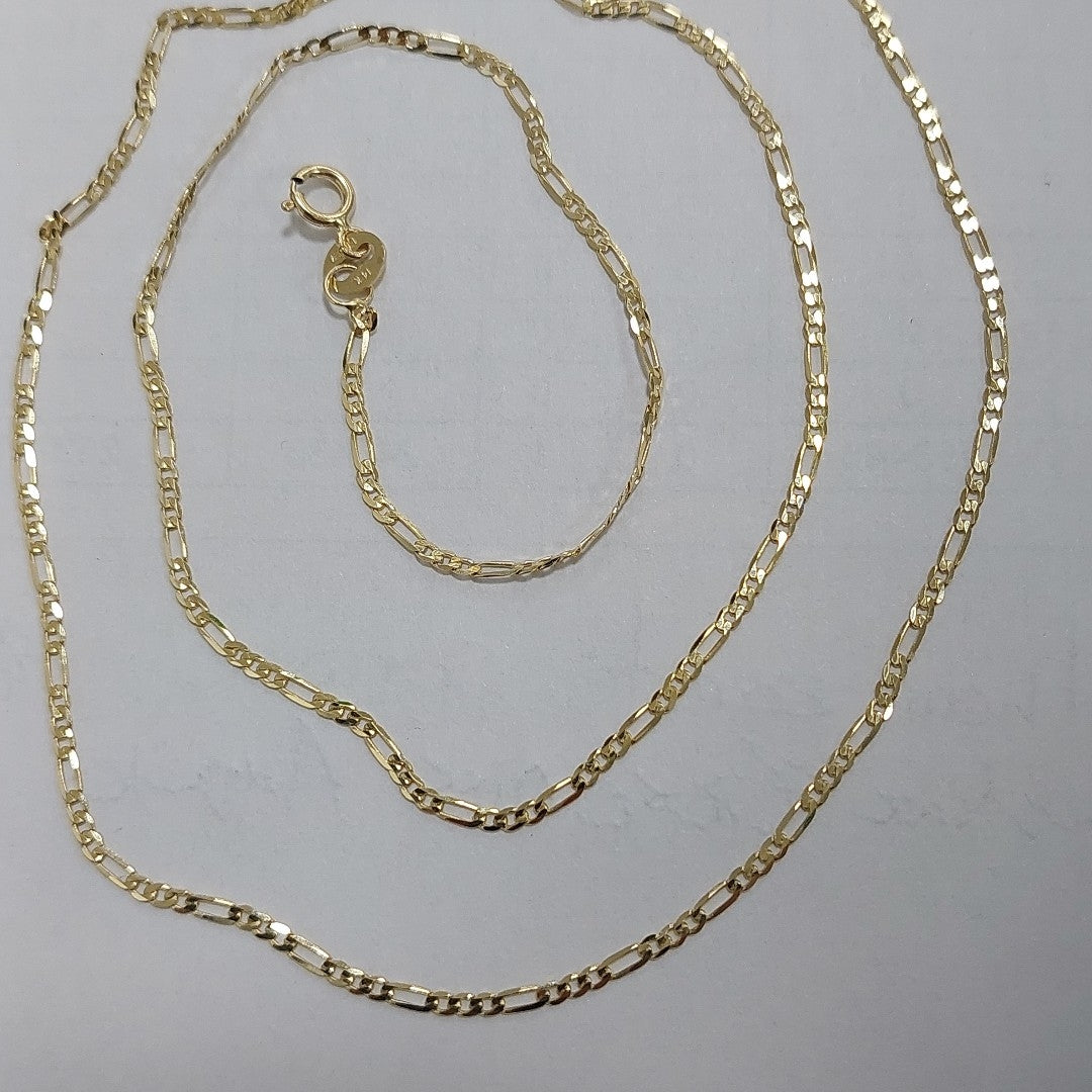 CADENAS CARTIER 3 1 AMARILLA ORO 14K 1.9 (NUEVO)
