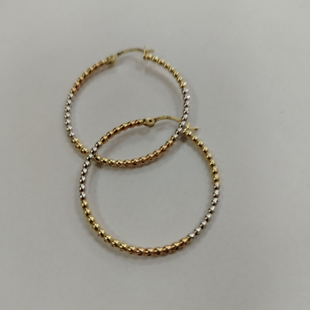 ARRACADAS PAR ORO 10 K 2.4 GRMS (SEMINUEVO)