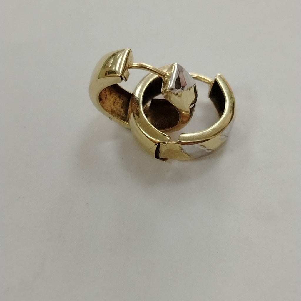 ARRACADAS PAR ORO, RODIADO 14 K 2.1 GRMS (SEMINUEVO)