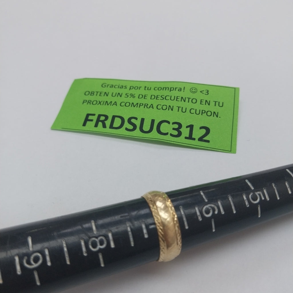 ARGOLLA ORO 14 K 1,60 GRMS (SEMINUEVO)